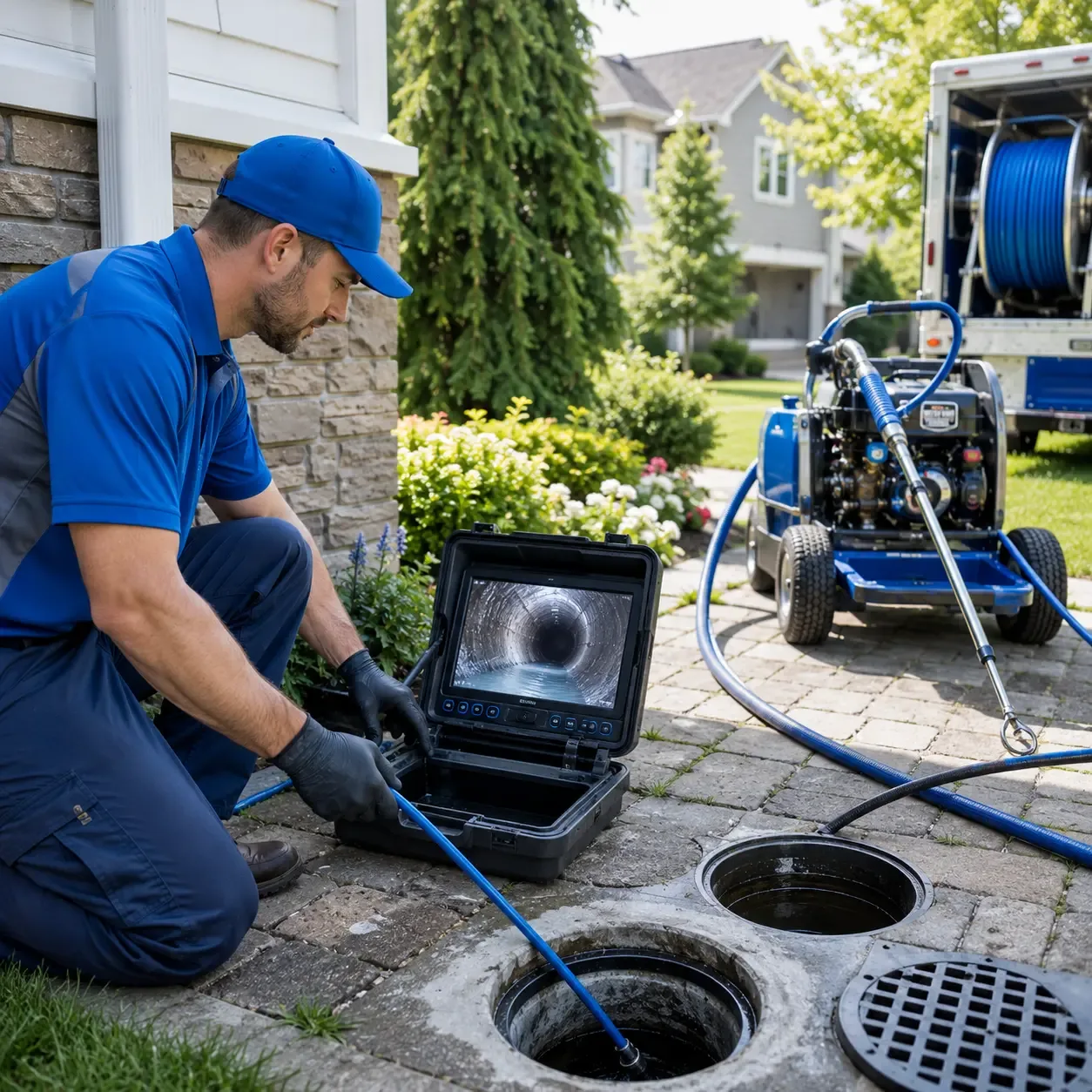Outdoor drain cleaning professionals serving Milton, IN